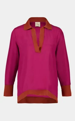 Paula - Bordeaux Blouse