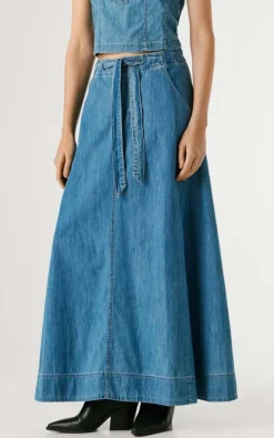 Pepe Jeans - Blauw Rok