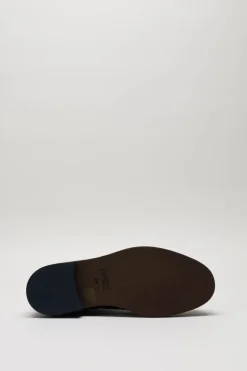 Pertini - Donkerblauw Enkellaars plat