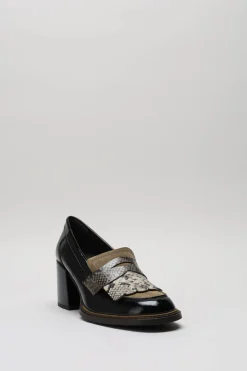 Pertini - Zwart Mocassin hak