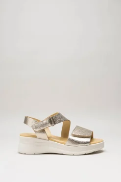 Pitillos - Goud Sandaal plat