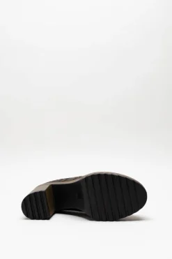 Pons Quintana - Donkerbruin Mocassin hak