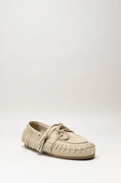 Posa - Lichtbeige Bootschoen