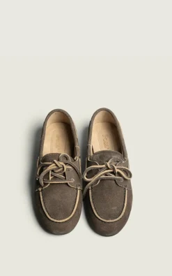 Posa - Taupe Bootschoen
