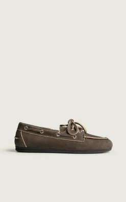 Posa - Taupe Bootschoen