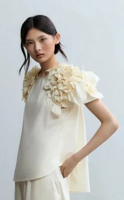 Psophia - Creme Blouse