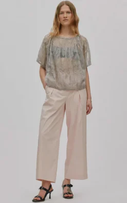 Rabens Saloner - Lichtgrijs Blouse