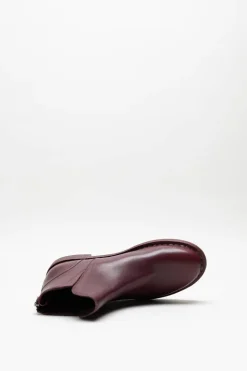 Rebecca White - Bordeaux Enkellaars plat