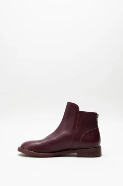 Rebecca White - Bordeaux Enkellaars plat