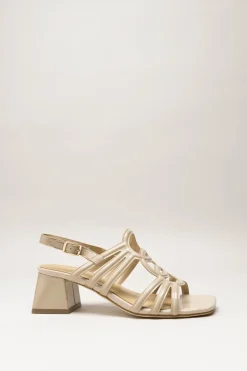 Regarde Le Ciel - Beige Sandaal hak