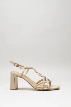 Regarde Le Ciel - Beige Sandaal hak