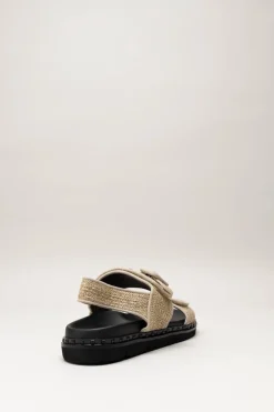 Regarde Le Ciel - Beige Sandaal plat