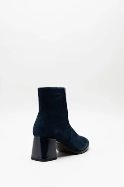 Regarde Le Ciel - Donkerblauw Enkellaars hak