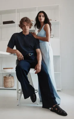 Rossi - Marineblauw Broek
