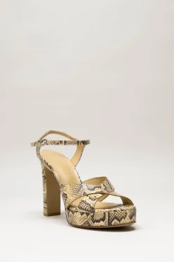 Rotta - Beige Sandaal hak