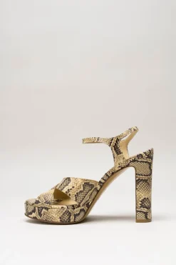 Rotta - Beige Sandaal hak