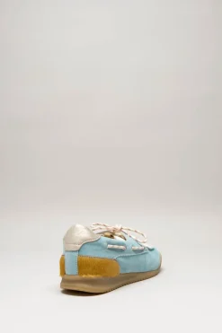 Saika - Lichtblauw Bootschoen