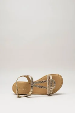 Scapa - Goud Sandaal plat