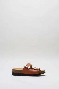 Scholl - Cognac Slipper