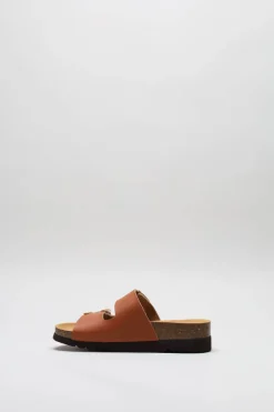 Scholl - Cognac Slipper