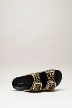 Scholl - Donkerbeige Slipper