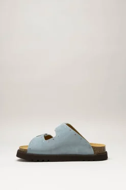 Scholl - Lichtblauw Slipper
