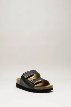 Scholl - Zwart Slipper