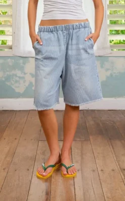 Sea Me Happy - Blauw Bermuda