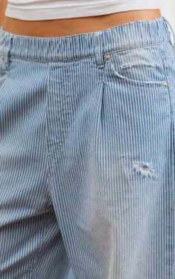Sea Me Happy - Blauw Jeansbroek