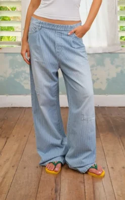 Sea Me Happy - Blauw Jeansbroek