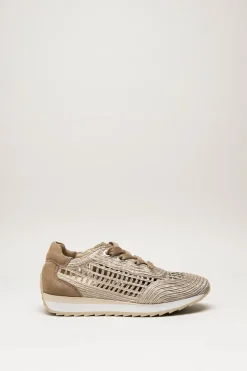 Softwaves - Donkerbeige Sneaker