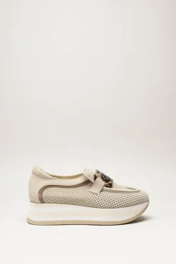 Softwaves - Lichtbeige Mocassin