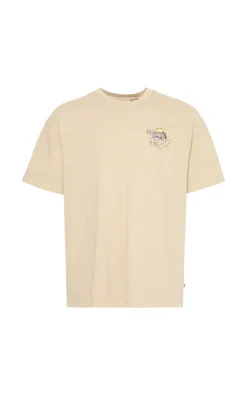 Solid - Donkerbeige T-shirt
