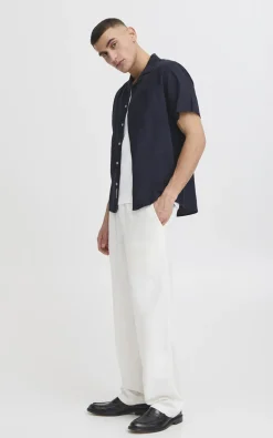 Solid - Donkerblauw Hemd
