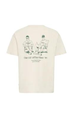 Solid - Lichtbeige T-shirt