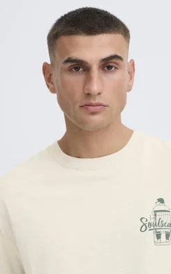 Solid - Lichtbeige T-shirt