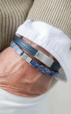Steel & Barnett - Blauw Armband