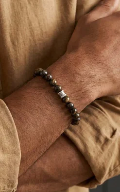 Steel & Barnett - Bruin Armband