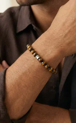 Steel & Barnett - Bruin Armband