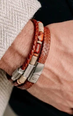 Steel & Barnett - Bruin Armband