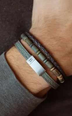 Steel & Barnett - Grijs Armband