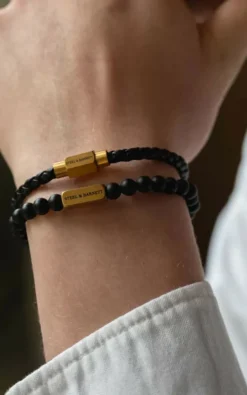 Steel & Barnett - Zwart Armband