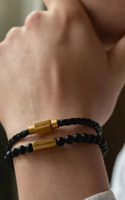 Steel & Barnett - Zwart Armband