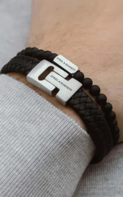 Steel & Barnett - Zwart Armband