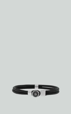 Steel & Barnett - Zwart/zilver Armband