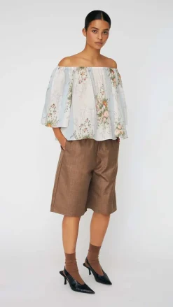 Stella Nova - Lichtblauw Blouse