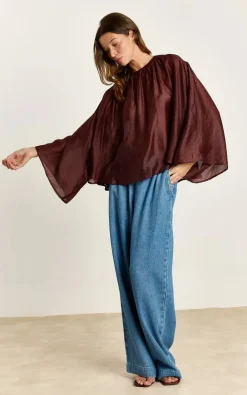 Studio Clique - Donkerbruin Blouse