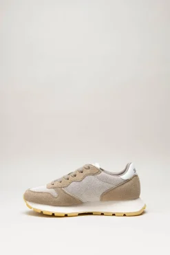 Sun68 - Donkerbeige Sneaker