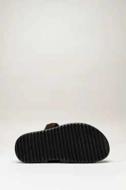 Tango - Donkerbruin Slipper