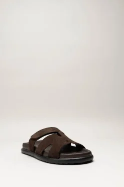 Tango - Donkerbruin Slipper